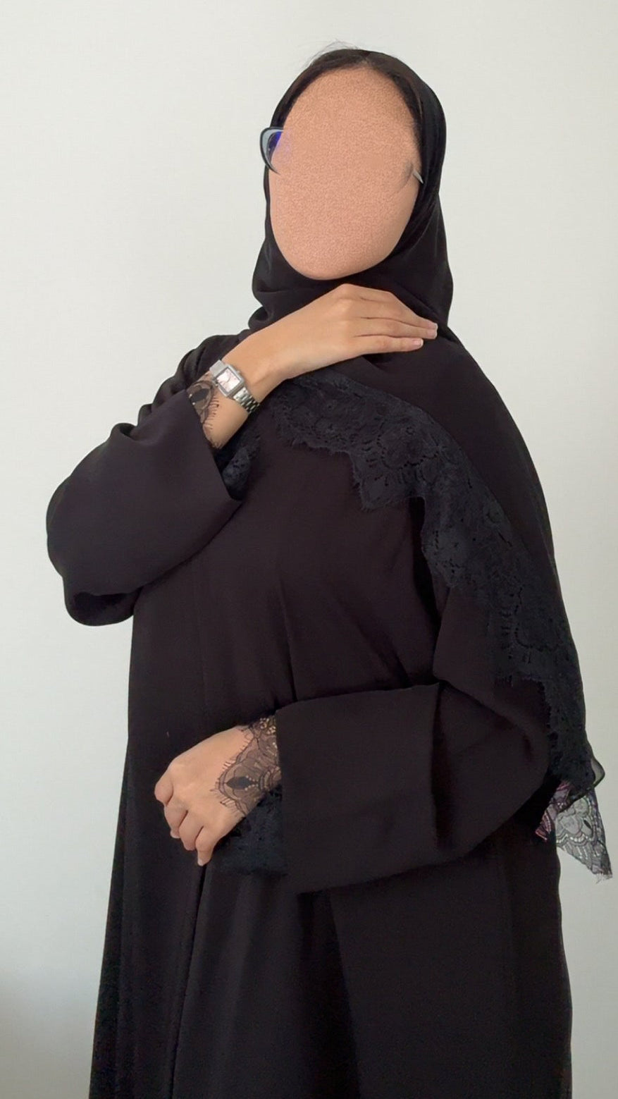 Luna noir abaya