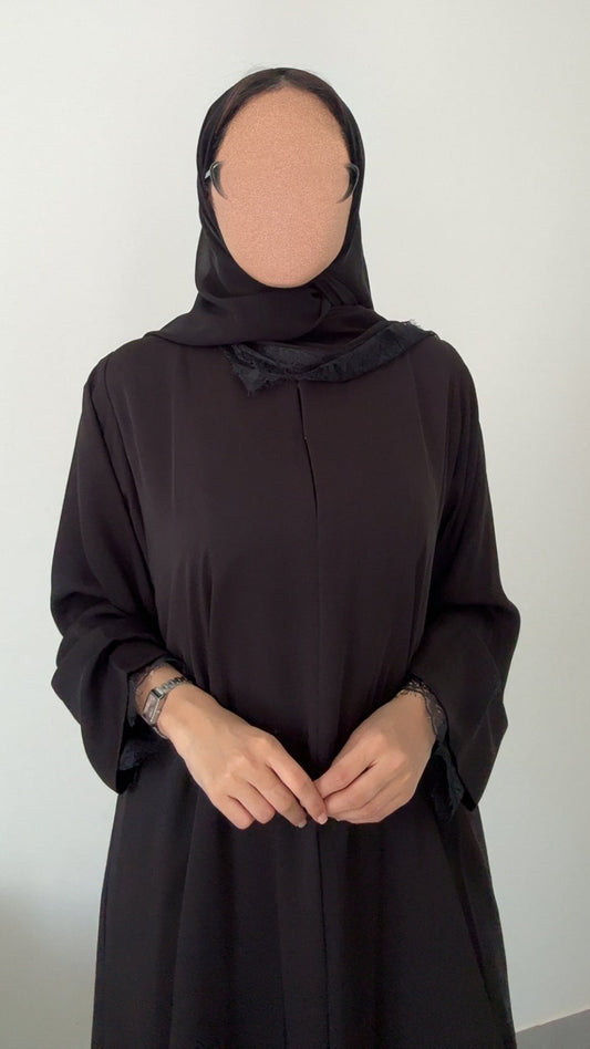 Luna noir abaya