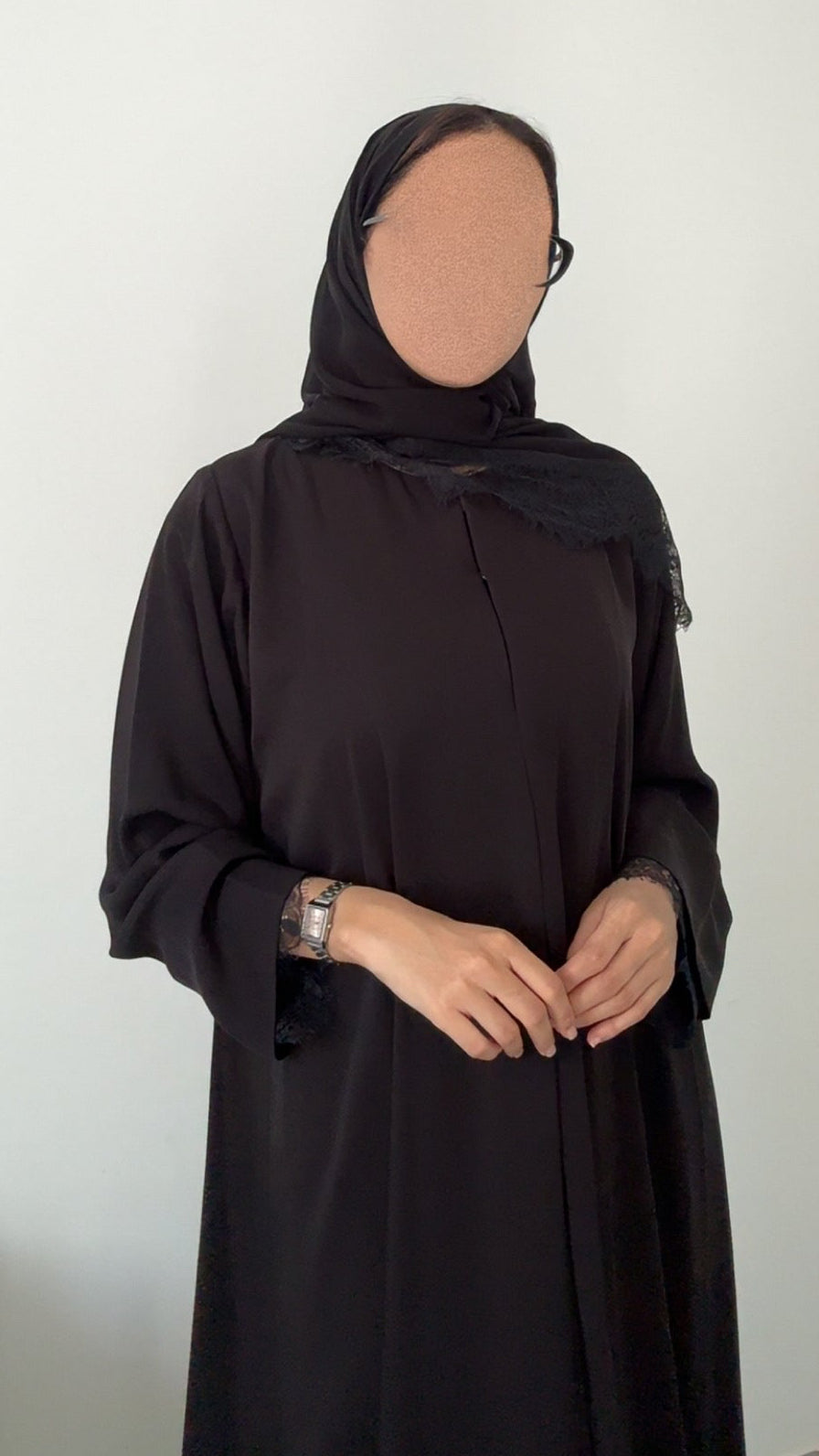 Luna noir abaya